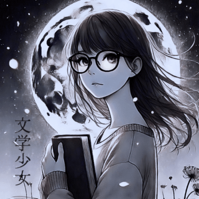 literary girl (feat. Miyamai Moca) Front Cover