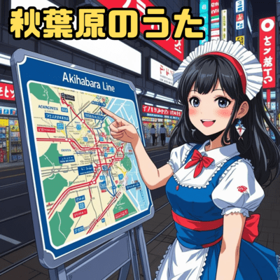 The Akihabara's song Front Cover