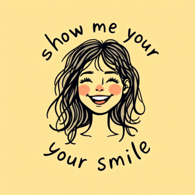 show me your smile Front Cover