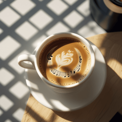 カフェBGM お昼の定番 – くつろぎのヴォーカルジャズ&アコースティックポップスのジャケット写真