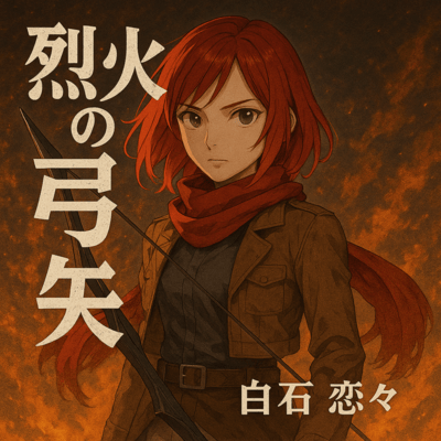 Fiery Bow and Arrow Front Cover
