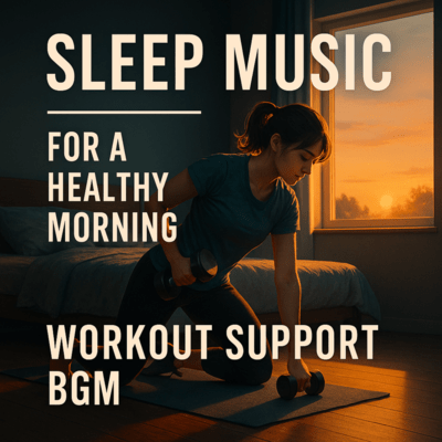 Workout Sleep Music Yoga, Fitness, and Diet Support Relaxing Bedtime BGM for a Healthy Morning Front Cover