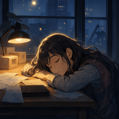 Healing Music Falling Asleep BGM Front Cover