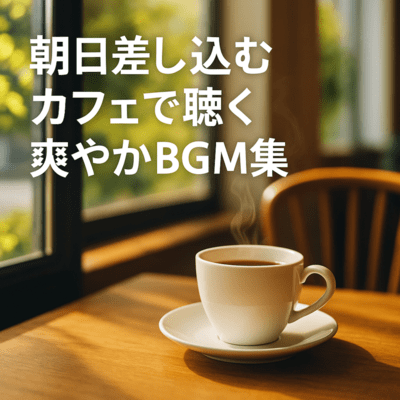朝日差し込むカフェで聴く爽やかBGM集のジャケット写真