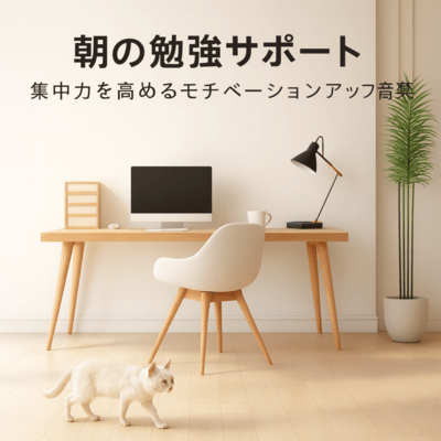 Morning Study Support Motivational Music to Boost Concentration Front Cover