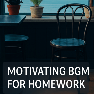 Motivating BGM for Homework Front Cover