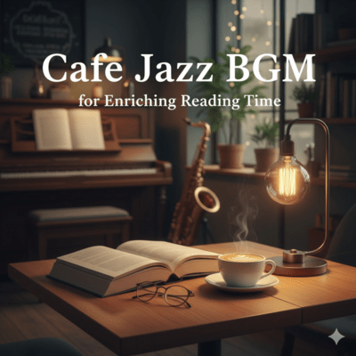 Cafe Jazz BGM for Enriching Reading Time Front Cover
