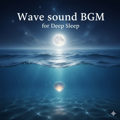 Wave Sound BGM for Deep Sleep Front Cover