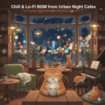 Chill & Lo-Fi BGM from Urban Night Cafes Front Cover