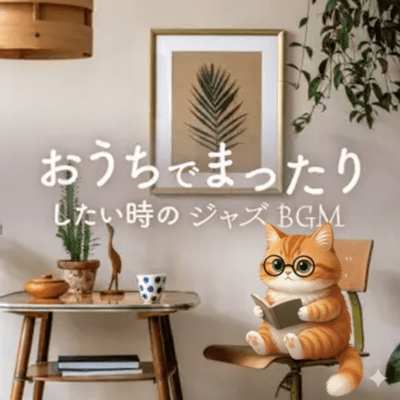 Jazz BGM for Relaxing at Home Front Cover