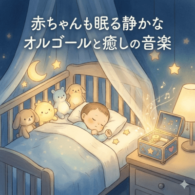 Gentle Music Box and Healing Sounds for Babies and Adults Front Cover
