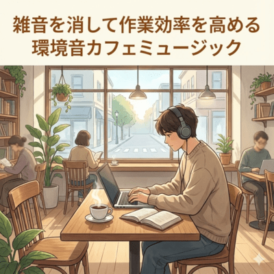 Ambient Cafe Music to Eliminate Noise and Boost Productivity Front Cover