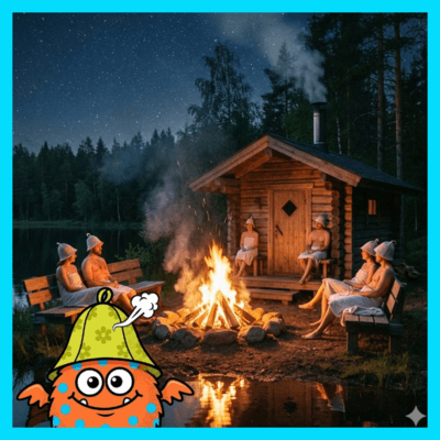 Recommended Nature Sounds and White Noise BGM Collection for Sauna Front Cover