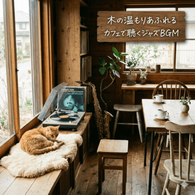 Jazz BGM from a Warm Wooden Cafe Front Cover