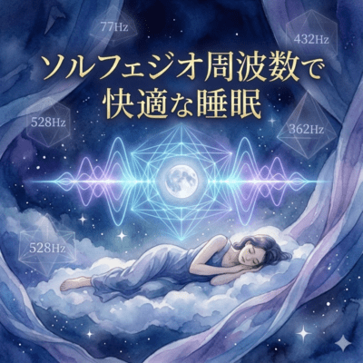 Solfeggio Sleep - Deep Relaxation with Ocean Waves & Nature Sounds Front Cover