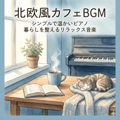 Nordic Style Cafe BGM Simple and Warm Piano for Relaxing Life and Home Care Front Cover
