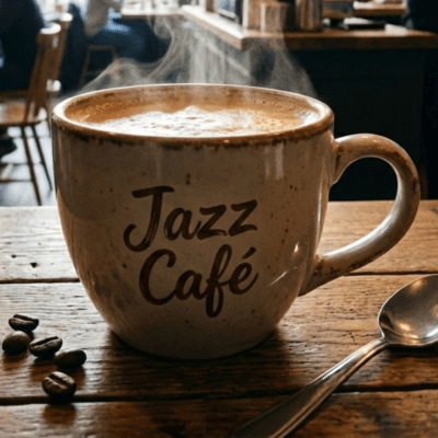 Nostalgic Cafe BGM Old Movie Style Jazz for Reading and Holiday Front Cover