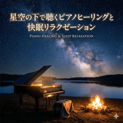 Piano Healing under the Stars & Sleep Relaxation Front Cover
