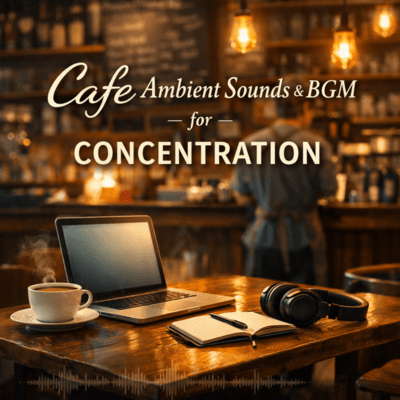 Cafe Ambient Sounds and BGM for Concentration Front Cover
