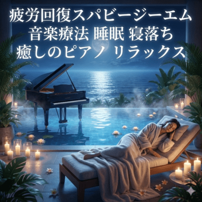 Fatigue Recovery Spa BGM Music Therapy Sleep and Healing Piano for Relaxation Front Cover
