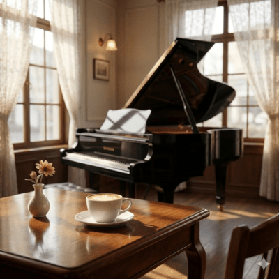 Cafe Piano BGM for an Elegant Afternoon (acoustic jazz) Front Cover