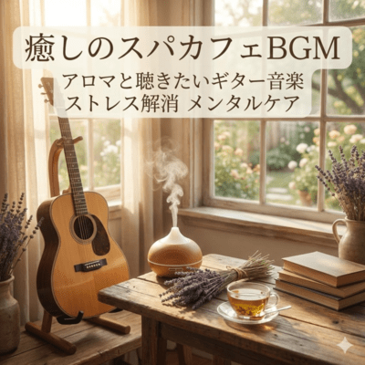 Relaxing Spa Cafe BGM Guitar Music for Aroma Stress Relief and Mental Care Front Cover