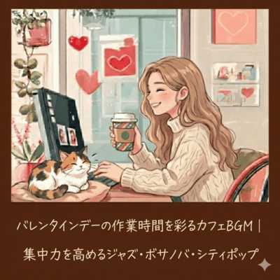 Valentine Day Cafe BGM - Focus Jazz, Bossa Nova & City Pop Front Cover