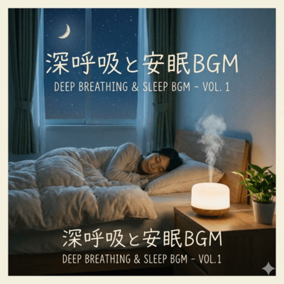 Deep Breathing and Sleep BGM Front Cover