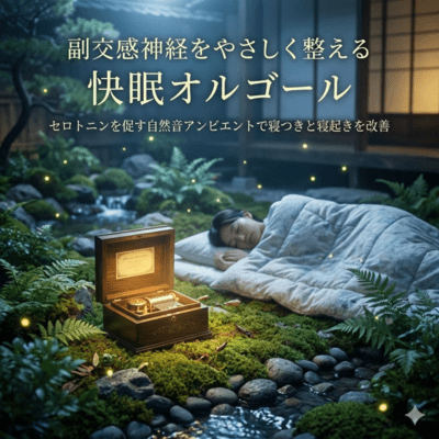 Deep Sleep Music Box - Ambient Nature Sounds to Activate Serotonin and Calm the Parasympathetic Nervous System Front Cover