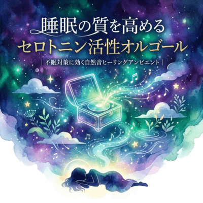 Serotonin Boosting Music Box - Healing Ambient Sounds for Better Sleep Quality Front Cover