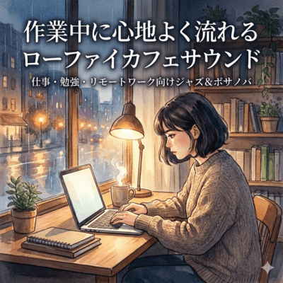 Lo-Fi Cafe Sounds for Comfortable Work Time Front Cover