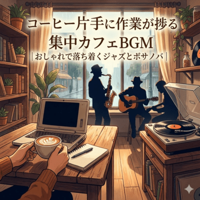 Coffee Time Focus Cafe BGM - Stylish Jazz & Bossa Nova Front Cover