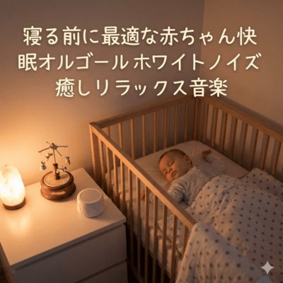 Perfect Bedtime Baby Sleep Music Box White Noise Relax Healing Music Front Cover