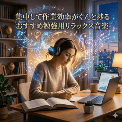Deep Focus Work Efficiency Productive Recommended Study Music Front Cover