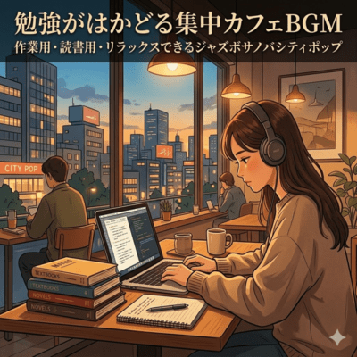 Study Focus Cafe BGM - Jazz, Bossa Nova & City Pop Front Cover