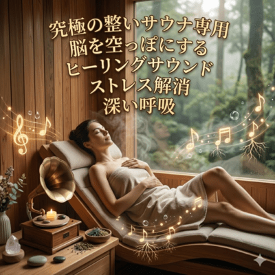 Ultimate Sauna Totonoi Healing Sound to Empty Your Mind Stress Relief Deep Breath Front Cover
