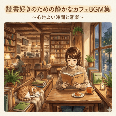 Quiet Cafe BGM for Book Lovers Front Cover