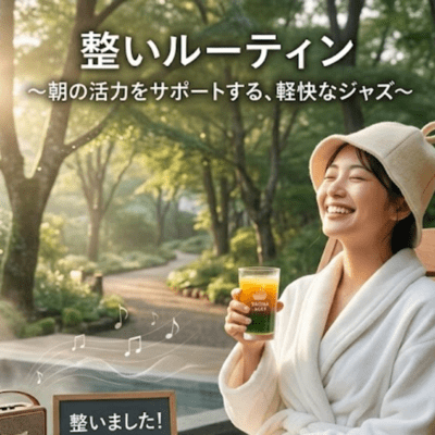 Totonoi Routine Cheerful Jazz for Sauna Lovers Morning Energy Support Front Cover
