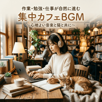 Natural Flow Focus Cafe BGM Front Cover