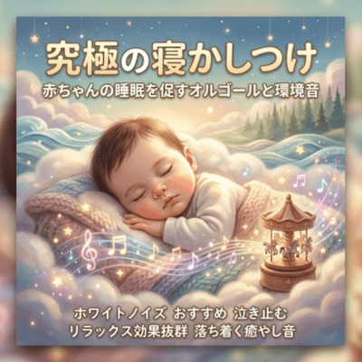 Ultimate Lulling Music Box and Ambient Sounds to Promote Baby Sleep White Noise Recommended Stop Crying Relaxing Calming Healing Sound Front Cover