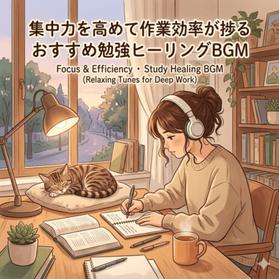 Focus Boost Work Efficiency Productive Recommended Study Healing BGM Front Cover