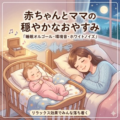 Recommended Lulling Method Baby Sleep Music Box Ambient Sounds and White Noise Stop Crying Relaxing Effect Calming Music for Mom and Baby Front Cover