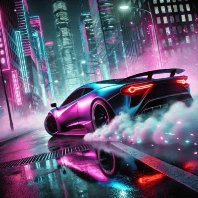 Neon Drift (feat. Yomiuta) Front Cover