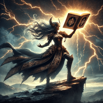 The Power of Reading (Valkyrie ver.) Front Cover