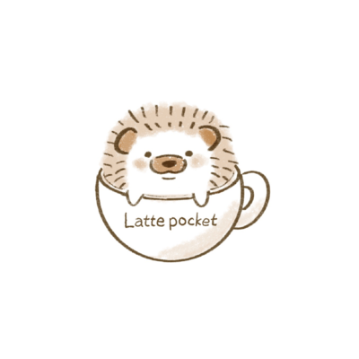 Latte Pocket Front Cover