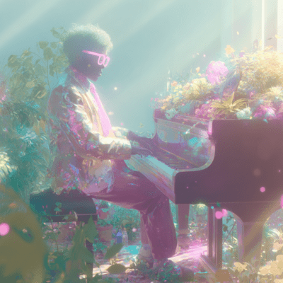 Lofi Piano Moments Front Cover