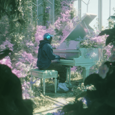 Quiet Nights with Lofi Piano Front Cover