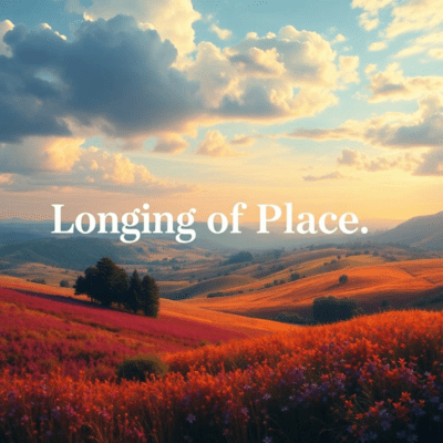 Longing of Place Front Cover