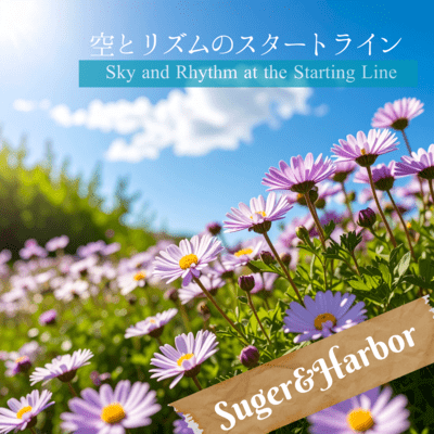 Sky and Rhythm at the Starting Line Front Cover