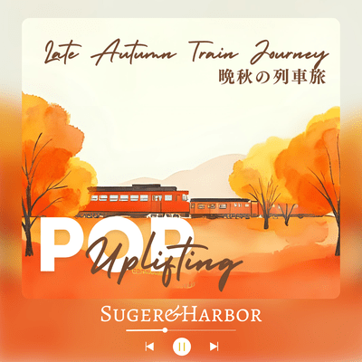 Late Autumn Train Journey Front Cover